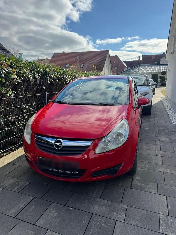Gebraucht Opel Corsa 60 PS (44 kW) 2008 Rot Kleinwagen