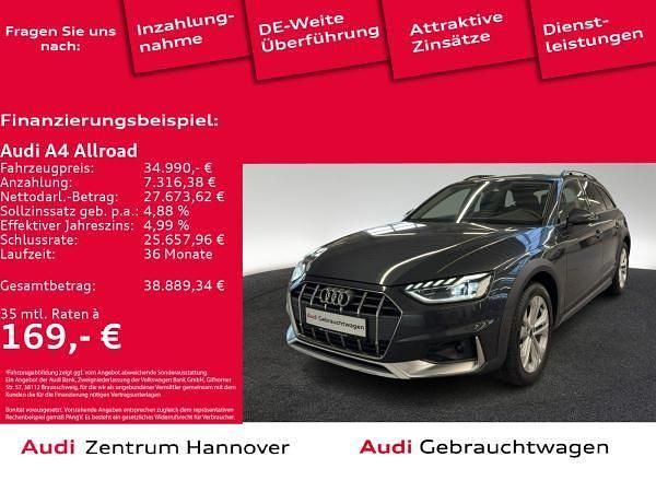 Grau (h1 manhattangrau metallic) Gebraucht 2023 Audi A4 Allroad Ambiente Kombi | 34.991 € (Fairer Preis) - Bild 1/4