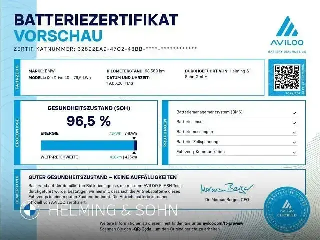 Gebraucht BMW iX Sport Line 239 kW (326 PS) 2023 Grau SUV