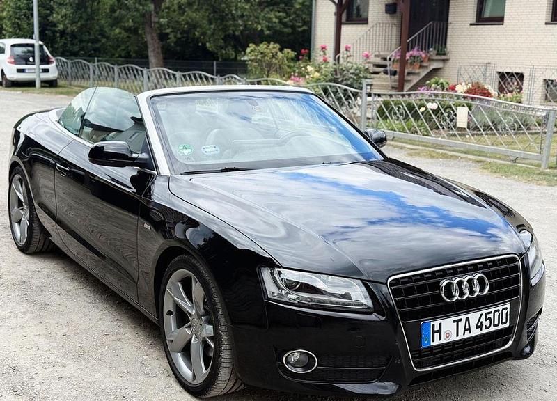 Schwarz Gebraucht 2010 Audi A5 Cabriolet S-Line Cabrio | 9.999 € (Superpreis) - Bild 1/4