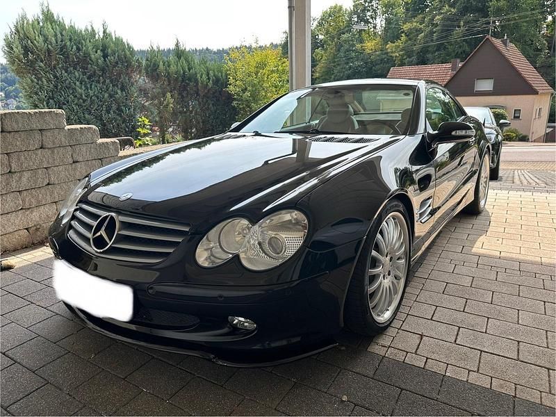 Schwarz Gebraucht 2003 Mercedes SL500 Cabrio | 23.500 € (Teuer) - Bild 1/4