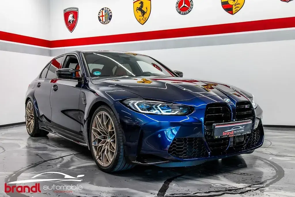 Usata BMW M3 Competition Edition 510 CV (375 kW) 2021 Blu Berlina