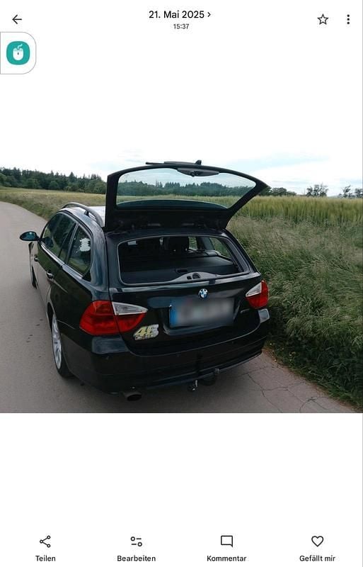 Gebraucht BMW 320 150 PS (110 kW) 2007 Schwarz Kombi
