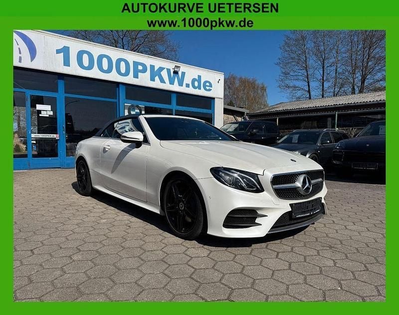 Gebraucht Mercedes E220 AMG line 194 PS (142 kW) 2019 Weiß Cabrio