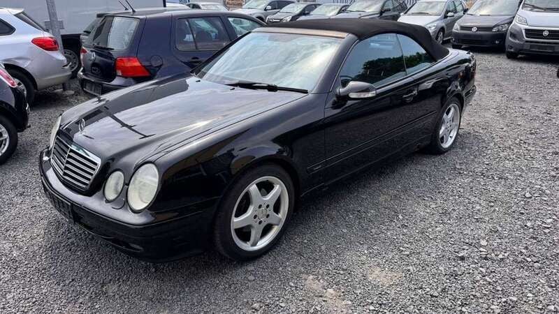 Schwarz Gebraucht 2003 Mercedes CLK230 Avantgarde Cabrio | 4.100 € (Superpreis) - Bild 1/4