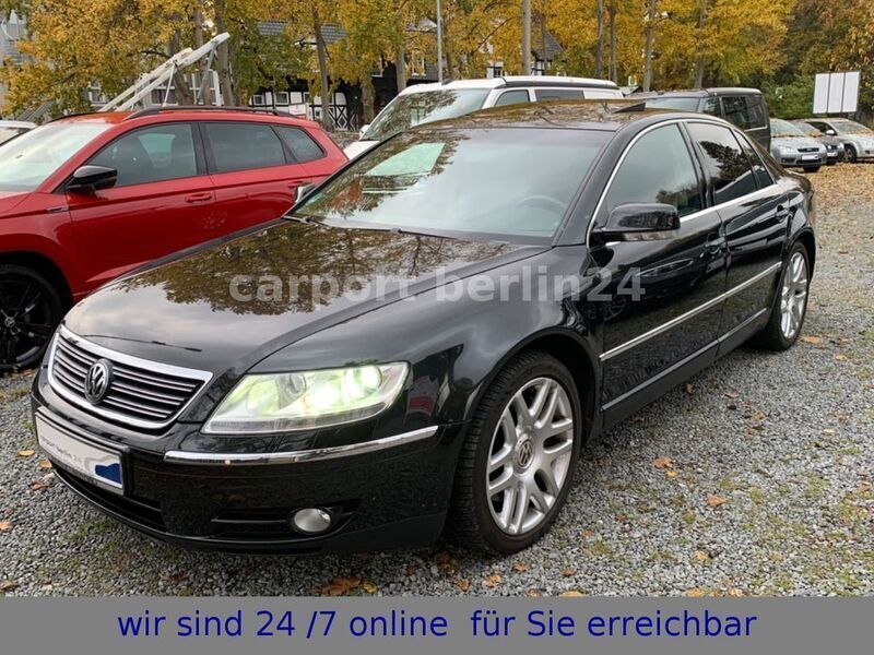 Tarantellaschwarz perleffekt Gebraucht 2006 VW Phaeton Limousine | 16.999 € - Bild 1/4