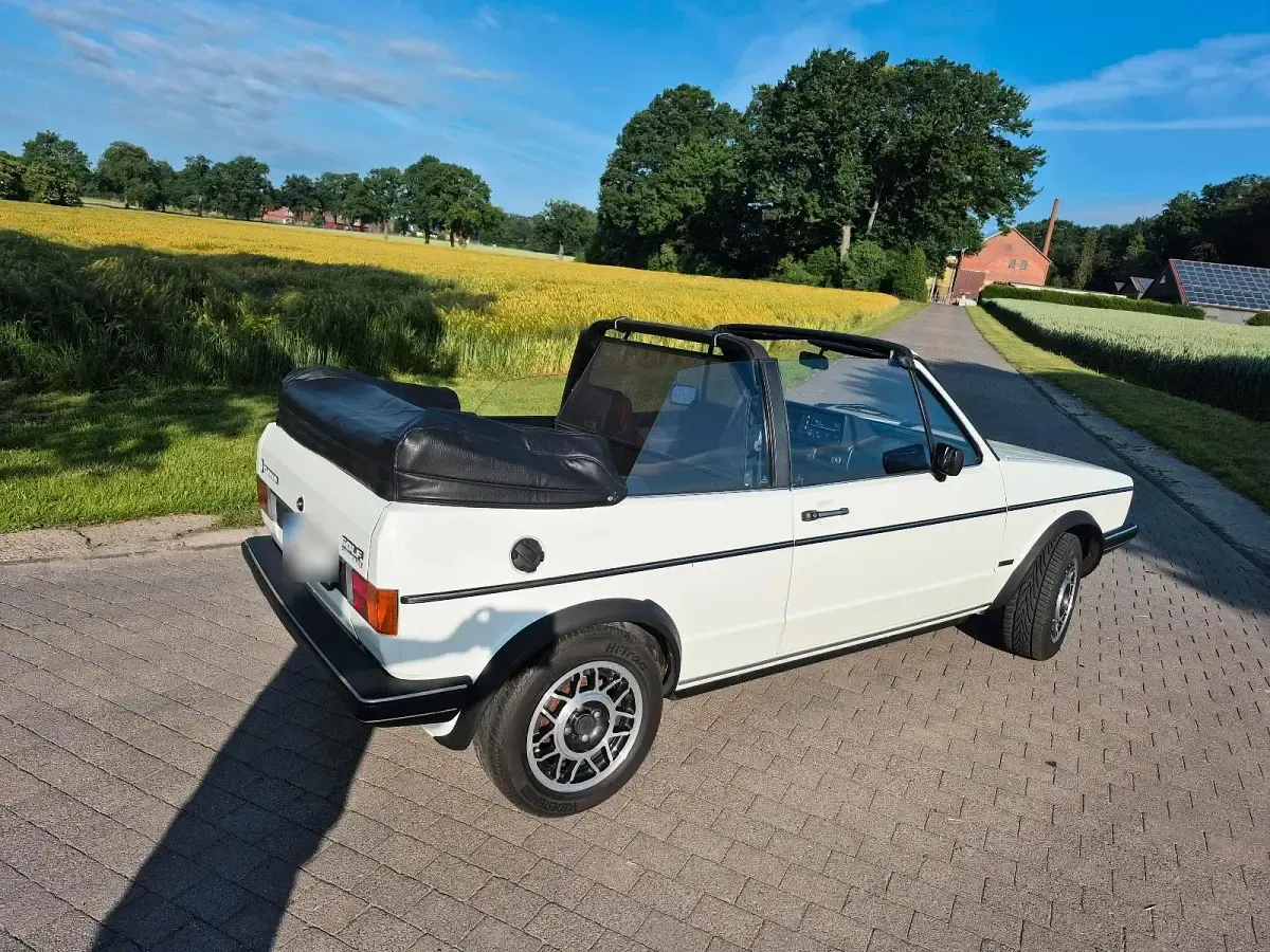 Gebraucht VW Golf Cabriolet 90 PS (66 kW) 1987 Weiß Cabrio