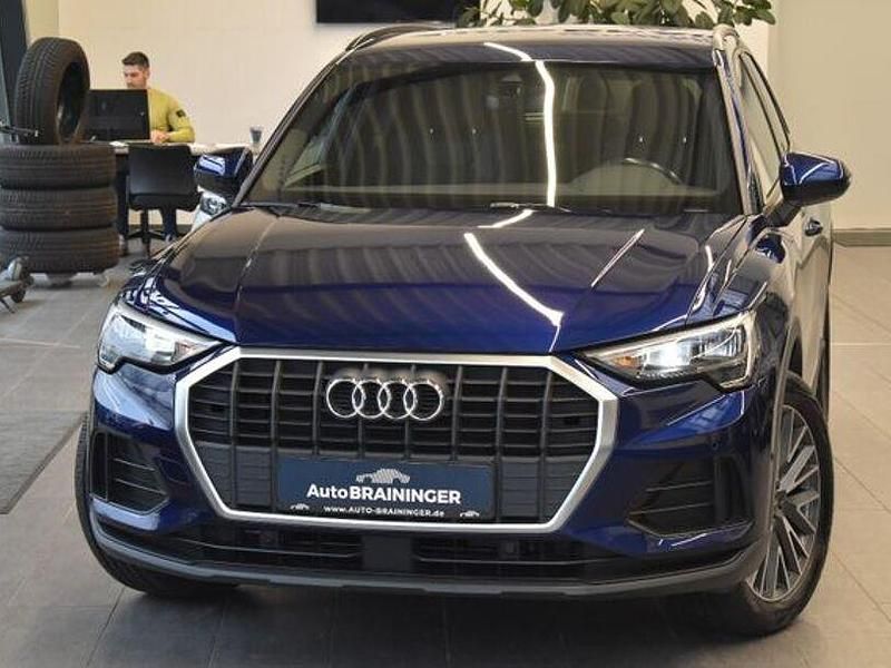 Blau Gebraucht 2021 Audi Q3 S-Line SUV | 28.950 € (Superpreis) - Bild 1/4