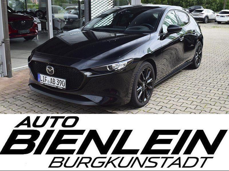 Jet black Gebraucht 2024 Mazda 3 Homura-Line Limousine | 23.900 € - Bild 1/4