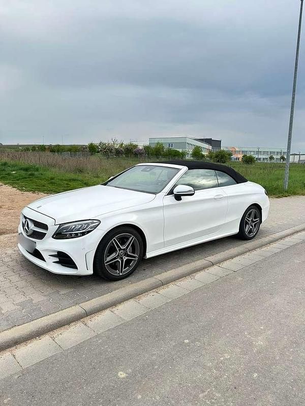 Weiß Gebraucht 2020 Mercedes C180 Cabrio | 28.000 € (Superpreis) - Bild 1/4
