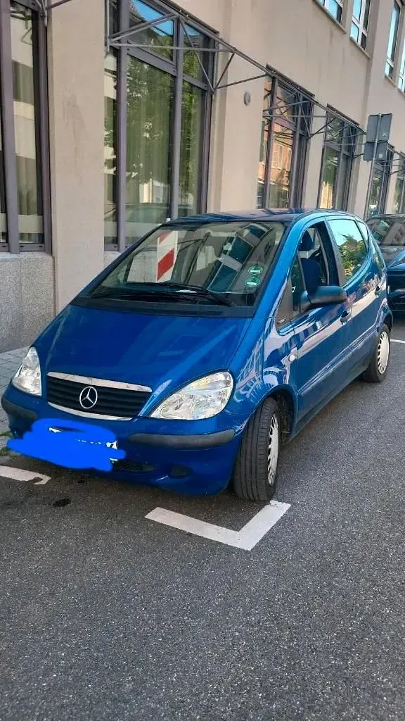 Gebraucht Mercedes A160 2001 Blau Kleinwagen