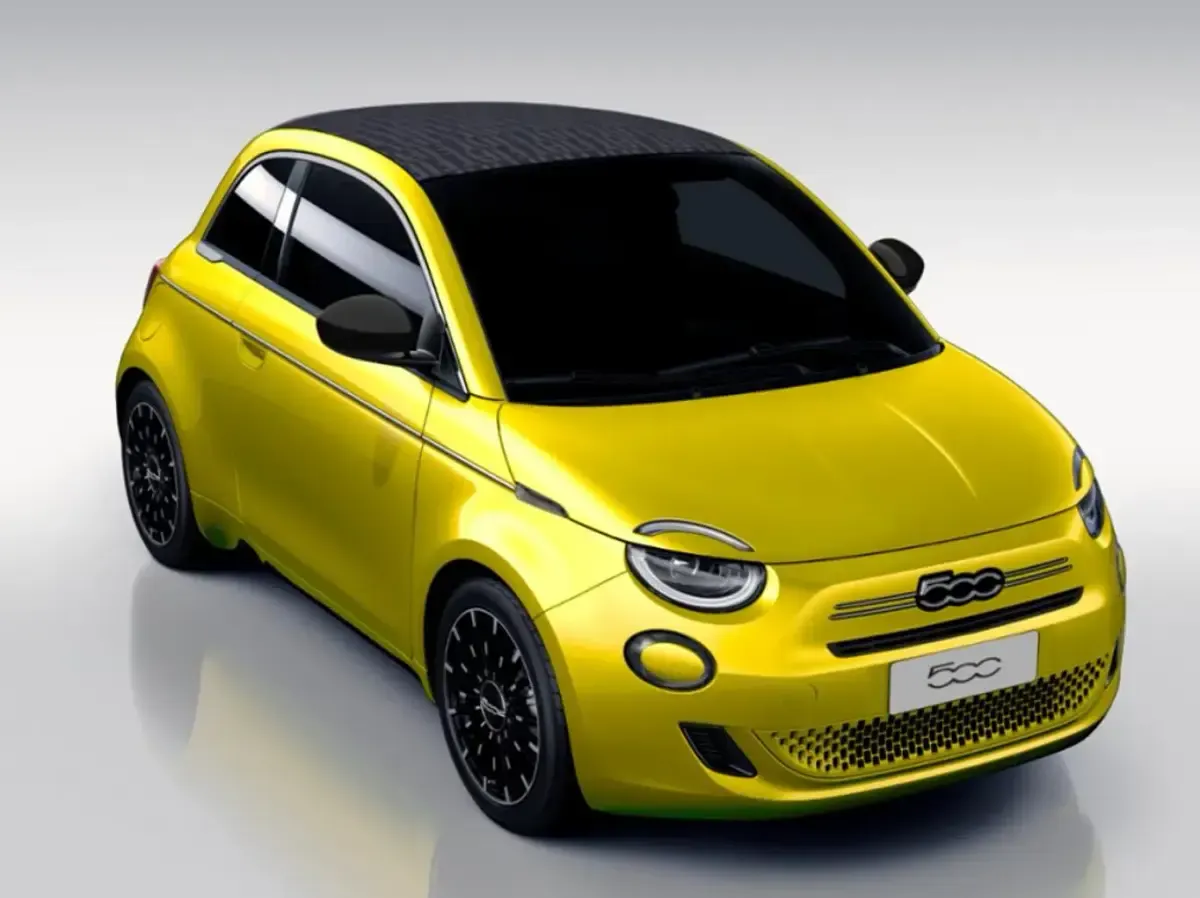 Neu Fiat 500C La Prima 65 PS (47 kW) 2026 Sun of italy gelb metallic Cabrio
