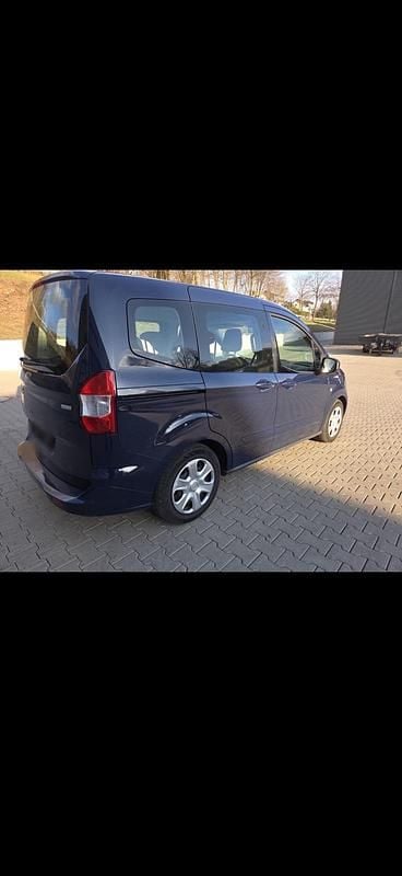Gebraucht Ford Tourneo Courier 101 PS (74 kW) 2018 Blau Van / Kleinbus