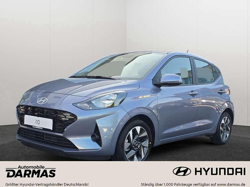 Blau Gebraucht 2024 Hyundai i10 Trend Kleinwagen | 15.490 € (Fairer Preis) - Bild 1/3