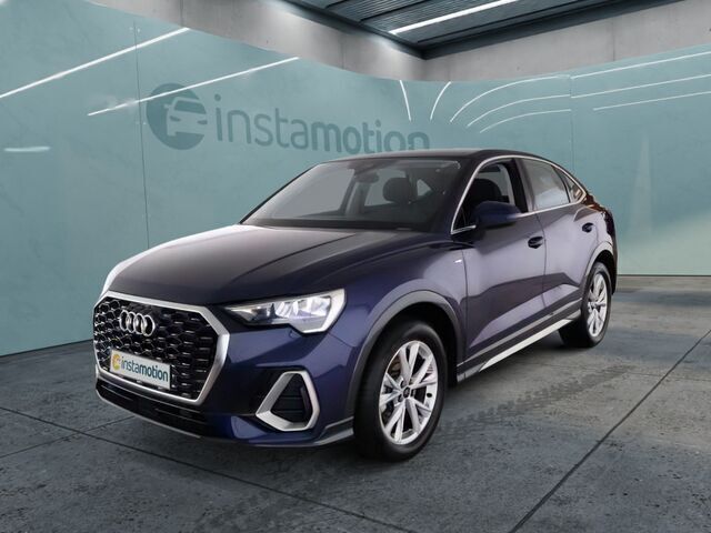 Blau Gebraucht 2024 Audi Q3 Sportback S-Line SUV | 41.433 € (Teuer) - Bild 1/2