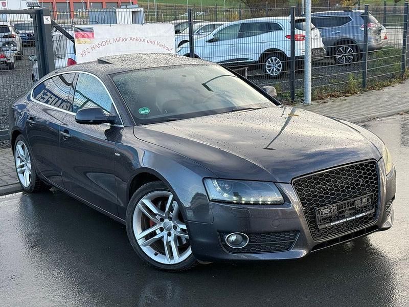 Grau Gebraucht 2011 Audi A5 Sportback S-Line Kleinwagen | 7.499 € (Guter Preis) - Bild 1/4