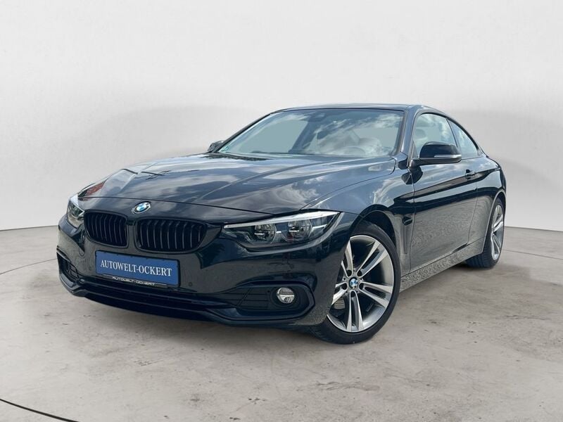Schwarz Gebraucht 2020 BMW 420 Sport Line Coupé | 26.980 € (Superpreis) - Bild 1/4