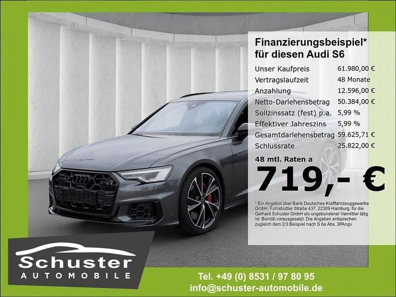 Grau Gebraucht 2023 Audi S6 Ambiente Kombi | 61.980 € (Fairer Preis) - Bild 1/4