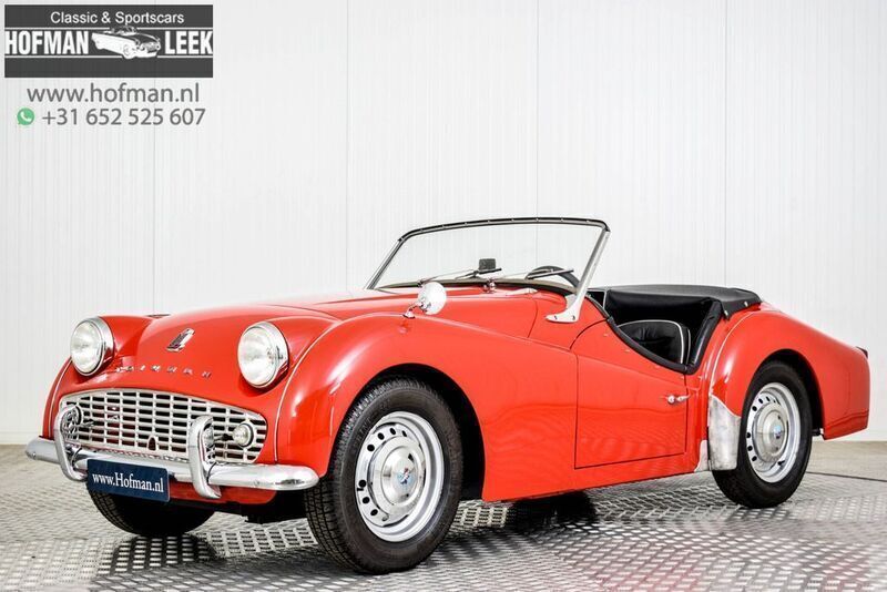 Rot Gebraucht 1959 Triumph TR3 Cabrio | 34.900 € - Bild 1/4