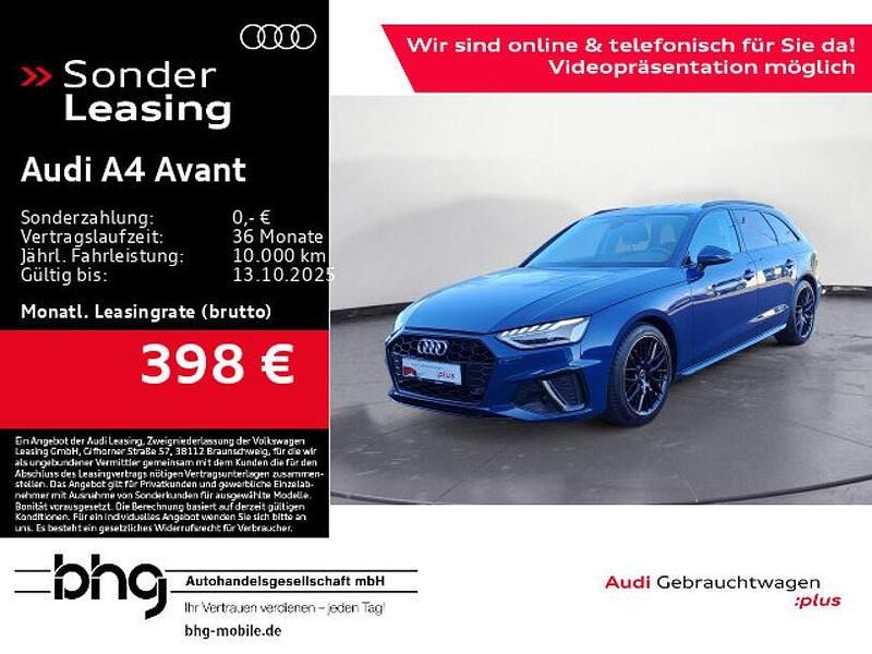 Blau Gebraucht 2024 Audi A4 S-Line Kombi | 40.860 € (Fairer Preis) - Bild 1/4