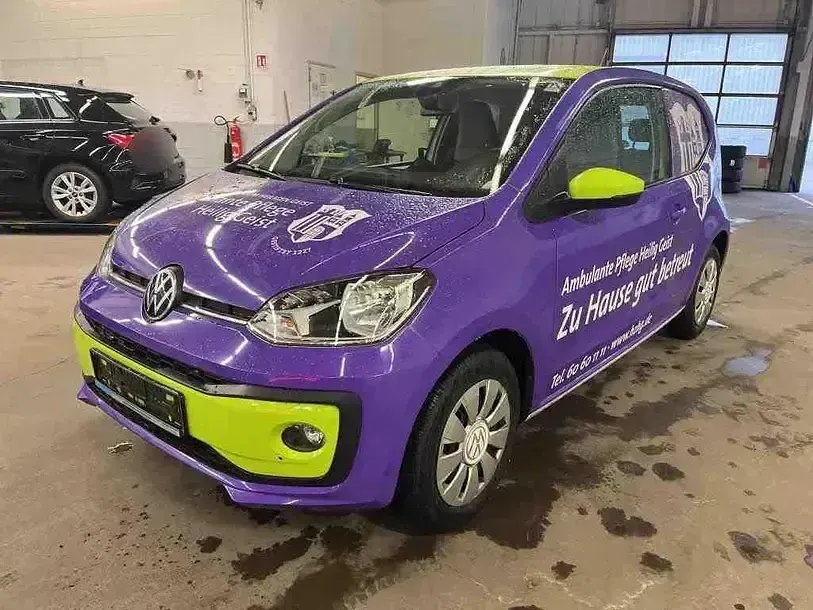 Gebraucht VW up! 65 PS (47 kW) 2021 Lila foliert Kleinwagen