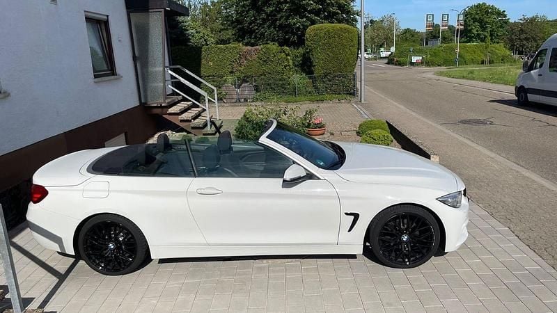 Gebraucht BMW 420 Cabriolet Sport Line 184 PS (135 kW) 2014 Weiß Cabrio