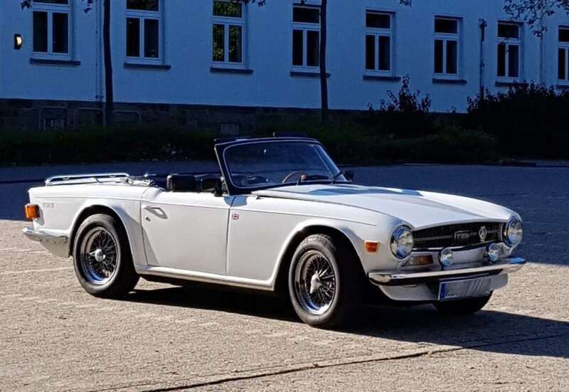 Weiß Gebraucht 1974 Triumph TR6 Cabrio | 25.900 € - Bild 1/4