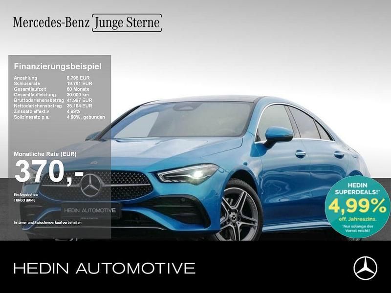 Blau Gebraucht 2025 Mercedes CLA250e AMG Limousine | 41.870 € (Etwas zu teuer) - Bild 1/4