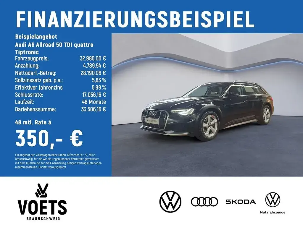 Usata Audi A6 Allroad Ambiente 286 CV (210 kW) 2022 Nero Station wagon