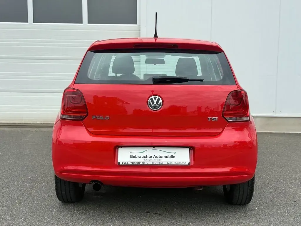 Gebraucht VW Polo Match 90 PS (66 kW) 2013 Rot Kleinwagen