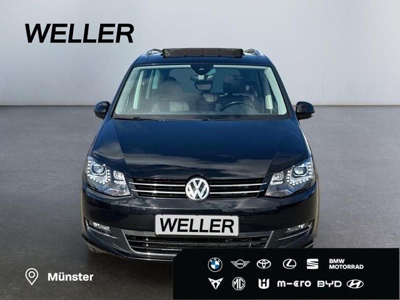Gebraucht VW Sharan Highline 150 PS (110 kW) 2019 Schwarz Van / Kleinbus