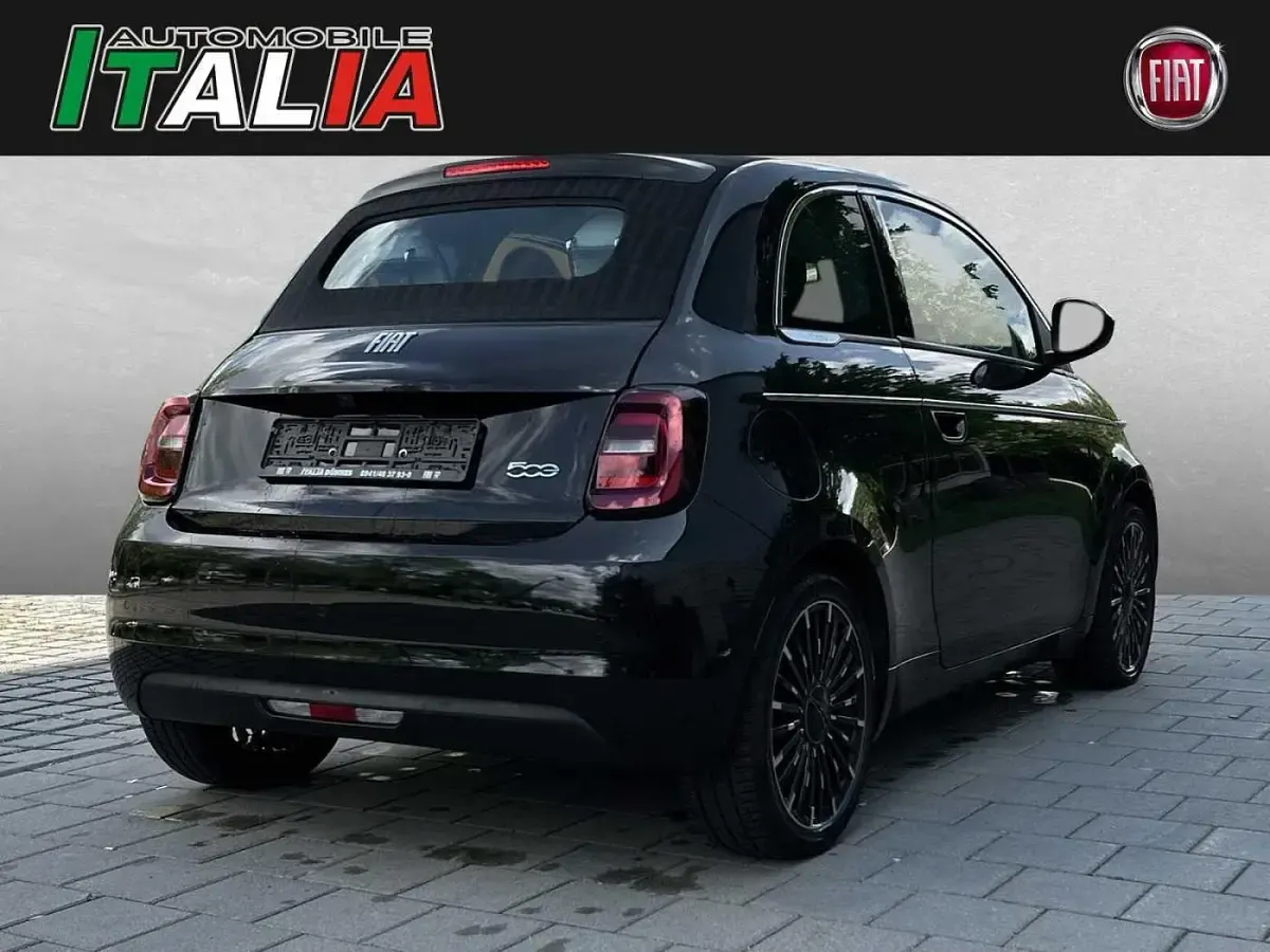 Gebraucht Fiat 500e La Prima 86 kW (118 PS) 2024 Schwarz Cabrio
