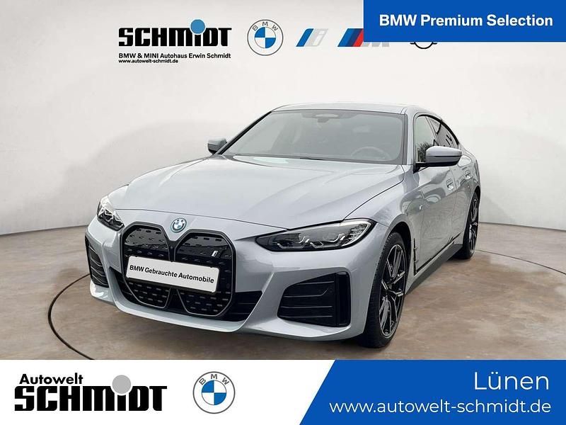 M brooklyn grau metallic Gebraucht 2023 BMW i4 M Sport Limousine | 39.090 € (Fairer Preis) - Bild 1/4