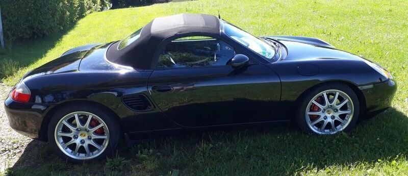 Schwarz Gebraucht 2000 Porsche 986 Boxster Cabrio | 18.500 € (Fairer Preis) - Bild 1/4