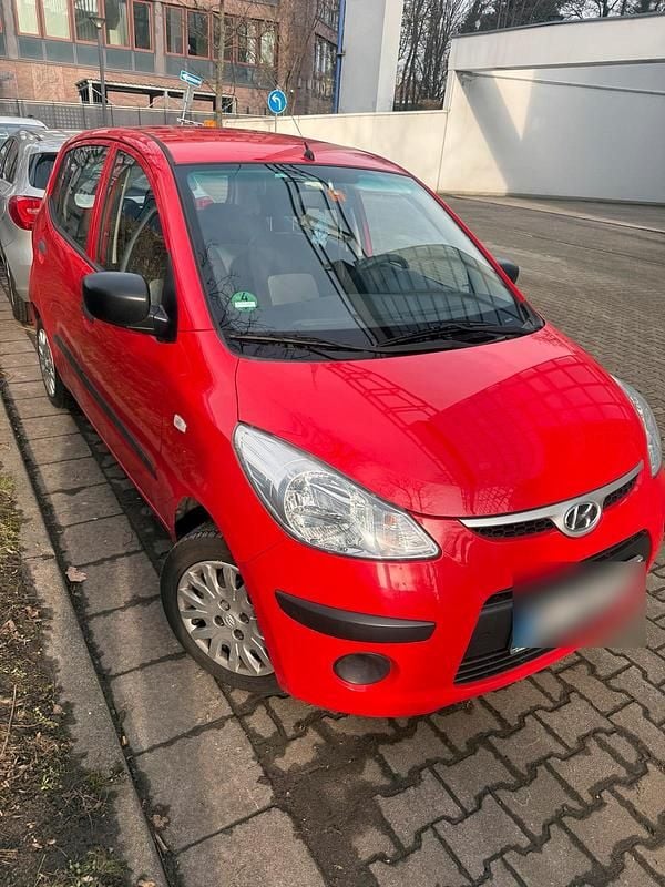 Rot Gebraucht 2008 Hyundai i10 Kleinwagen | 900 € (Superpreis) - Bild 1/4