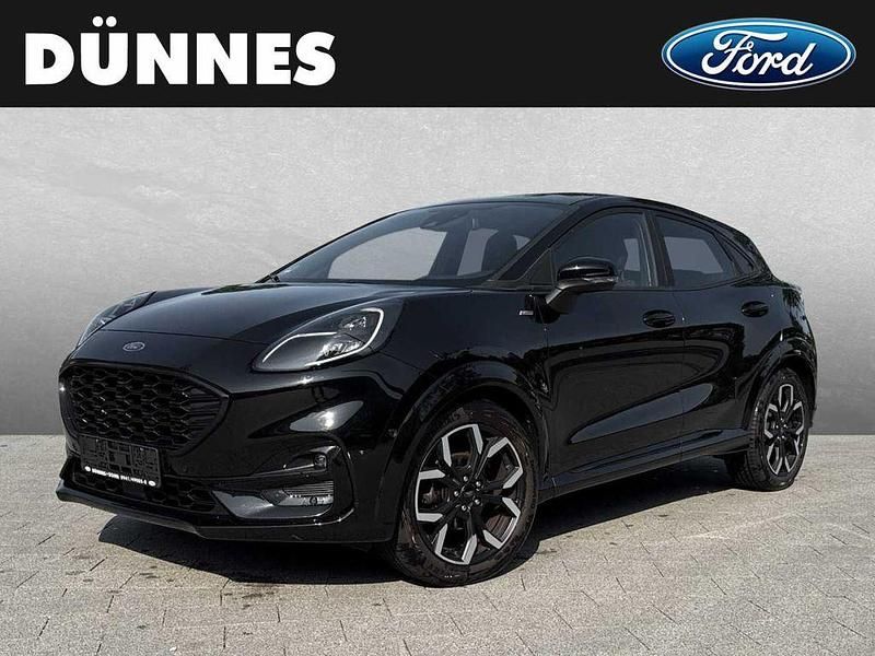 Schwarz (obsidianschwarz metallic) Gebraucht 2021 Ford Puma Gen-E ST-Line X SUV | 17.995 € - Bild 1/4