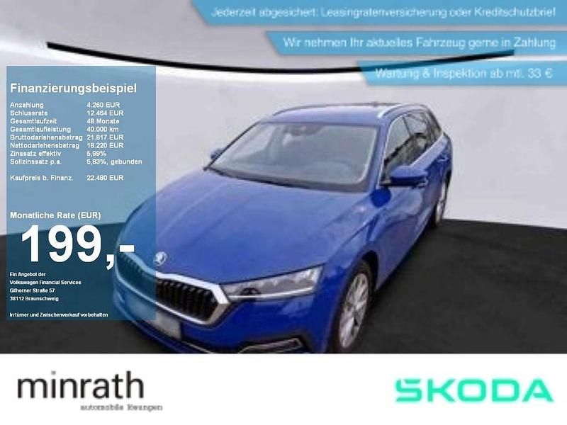 Blau Gebraucht 2022 Skoda Octavia Style Kombi | 22.480 € (Guter Preis) - Bild 1/4