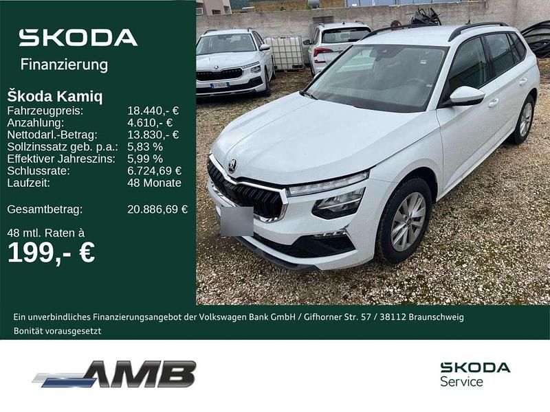 Gebraucht Skoda Kamiq Selection 95 PS (69 kW) 2025 Weiß SUV