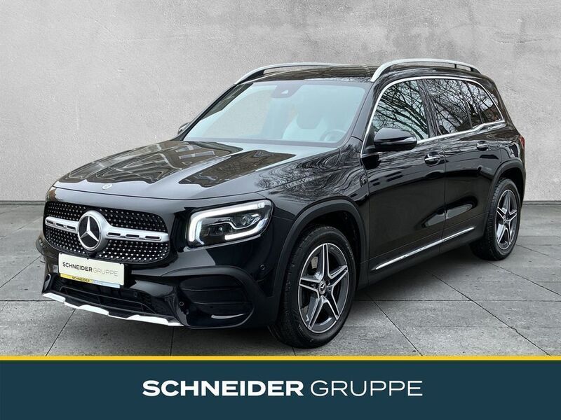 Schwarz Gebraucht 2021 Mercedes GLB220 AMG line SUV | 37.490 € (Fairer Preis) - Bild 1/4