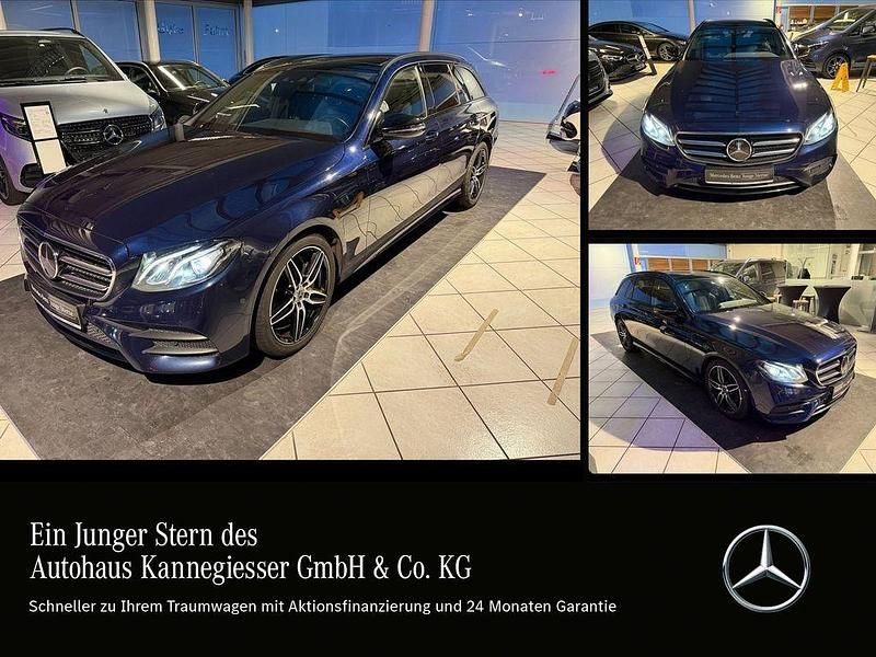 Blau Gebraucht 2020 Mercedes E200 AMG Limousine | 28.590 € (Teuer) - Bild 1/4