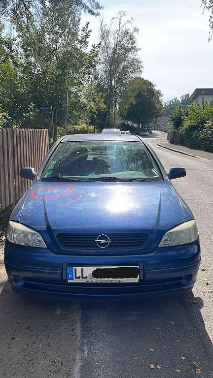 Blau Gebraucht 2002 Opel Astra Limousine | 850 € (Superpreis) - Bild 1/4