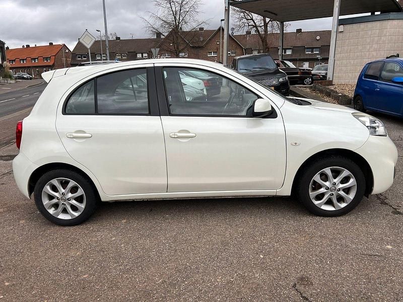 Gebraucht Nissan Micra Tekna 80 PS (58 kW) 2015 Weiß Kleinwagen