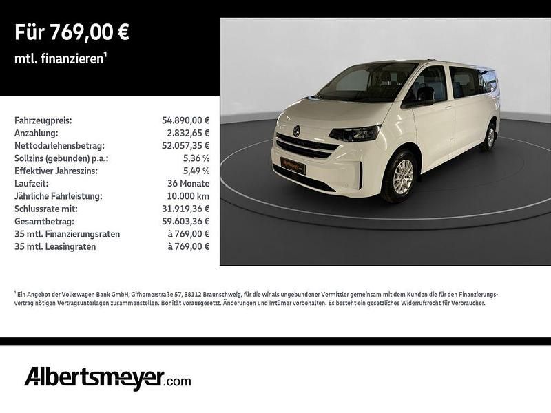 Weiß Neu 2025 VW T7 Van | 54.890 € - Bild 1/4