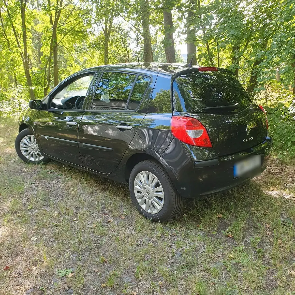 Gebraucht Renault Clio 90 PS (66 kW) 2008 Schwarz Kleinwagen