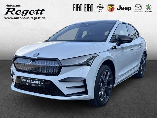 Weiss Neu 2025 Skoda Enyaq iV RS SUV | 56.990 € (Fairer Preis) - Bild 1/4