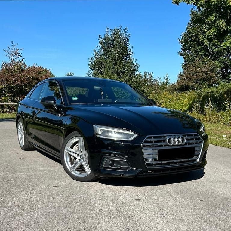 Schwarz Gebraucht 2017 Audi A5 S-Line Coupé | 18.600 € (Superpreis) - Bild 1/4