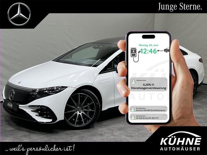 Weiß Gebraucht 2024 Mercedes EQS450+ AMG Limousine | 71.490 € (Fairer Preis) - Bild 1/4