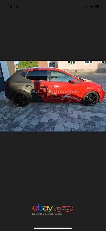 Gebraucht Seat Leon 105 PS (77 kW) 2013 Rot Kleinwagen