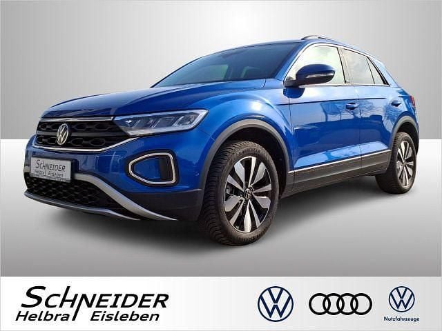 Ravennablau (metallic) Gebraucht 2023 VW T-Roc Move SUV | 21.680 € (Guter Preis) - Bild 1/4
