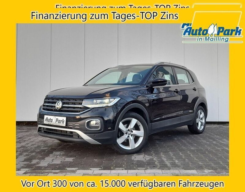 Deep black perleffekt Gebraucht 2020 VW T-Cross Style SUV | 20.477 € (Etwas zu teuer) - Bild 1/4